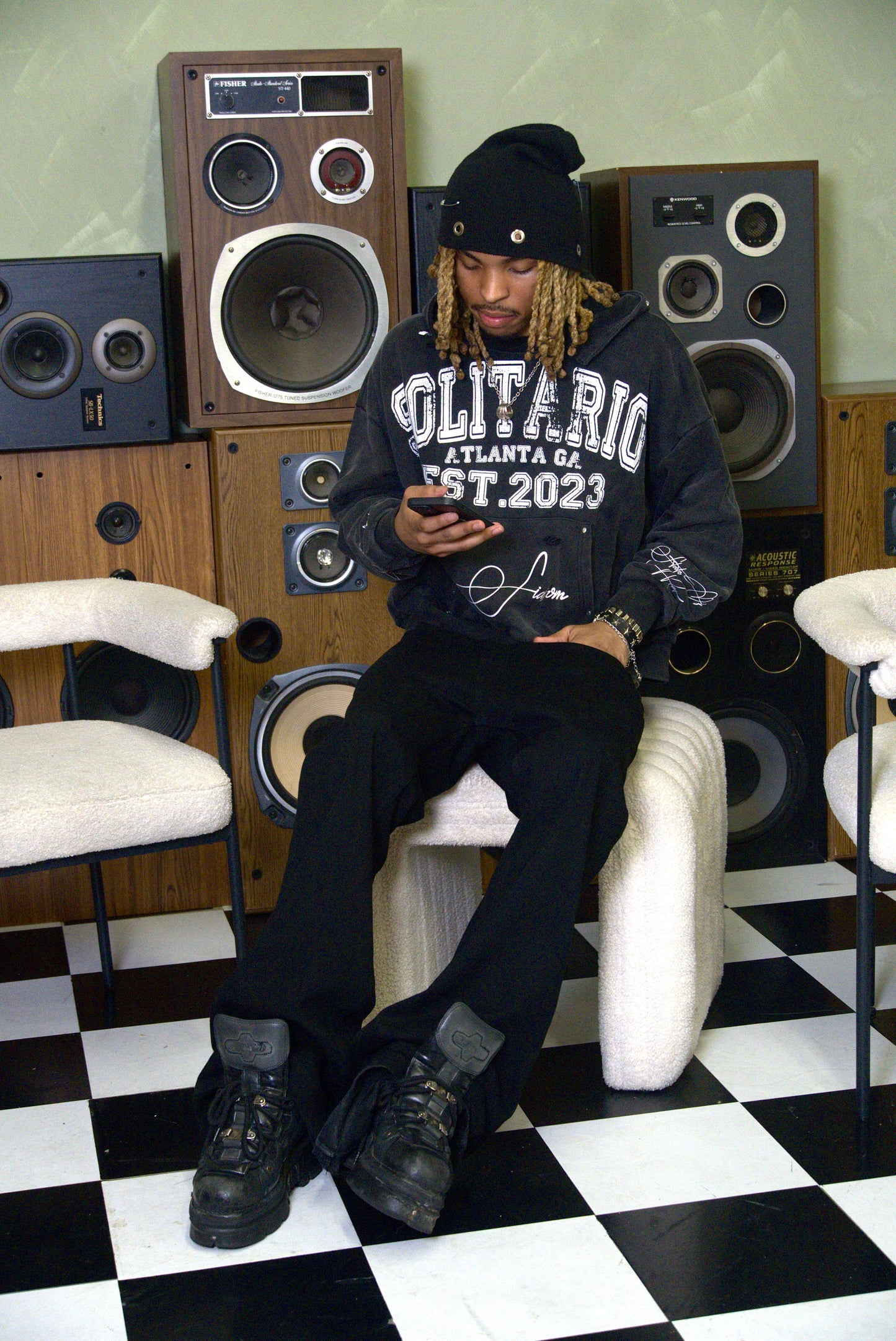 Siasom Convertible Hoodie (Black)