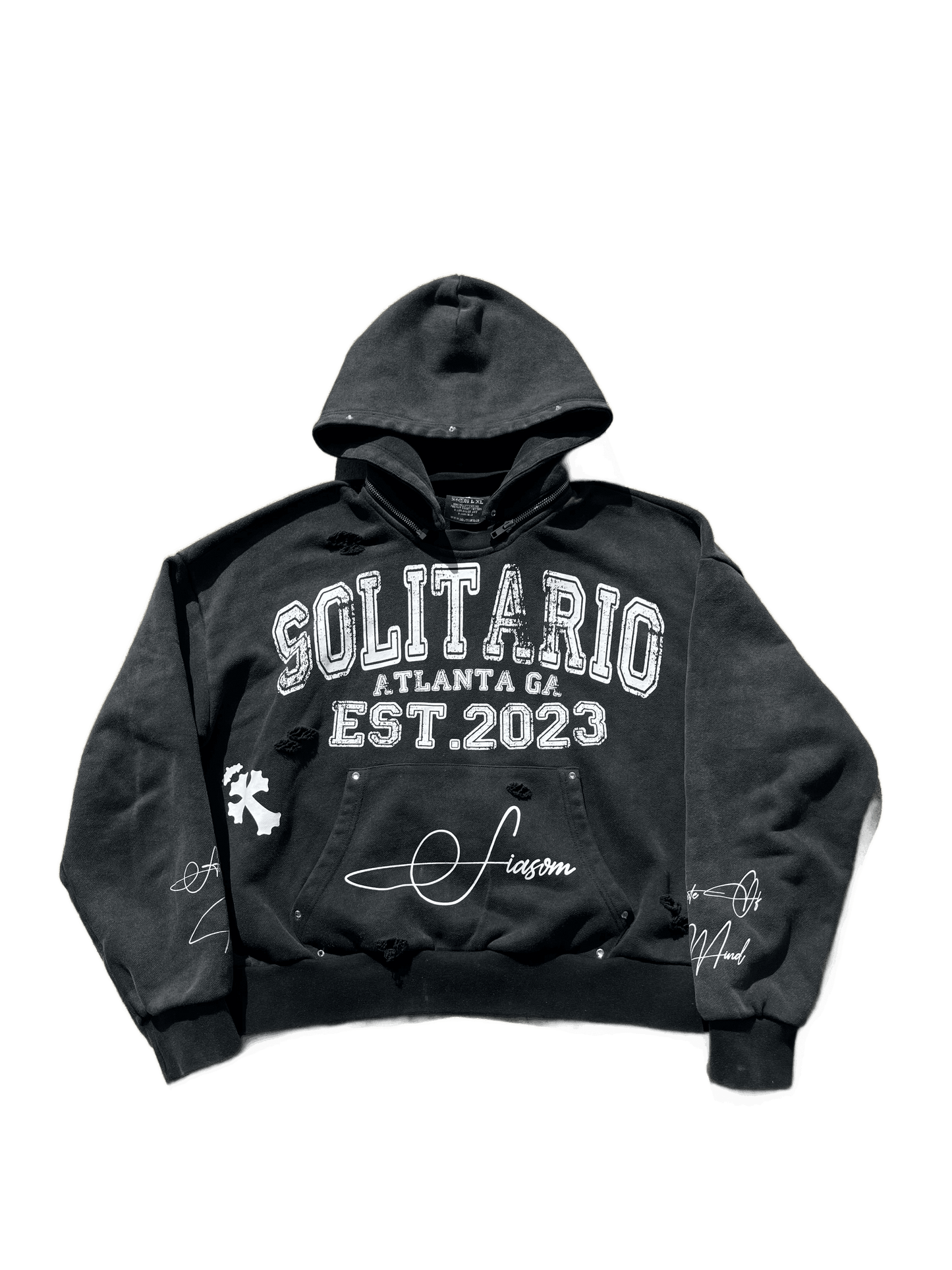 Siasom Convertible Hoodie (Black)